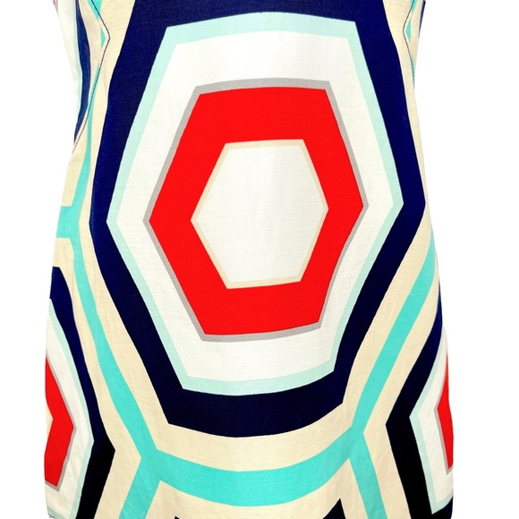 Kate Spade Geometric Zuma Sleeveless Sheath Dress Size 8 - Picture 4 of 8